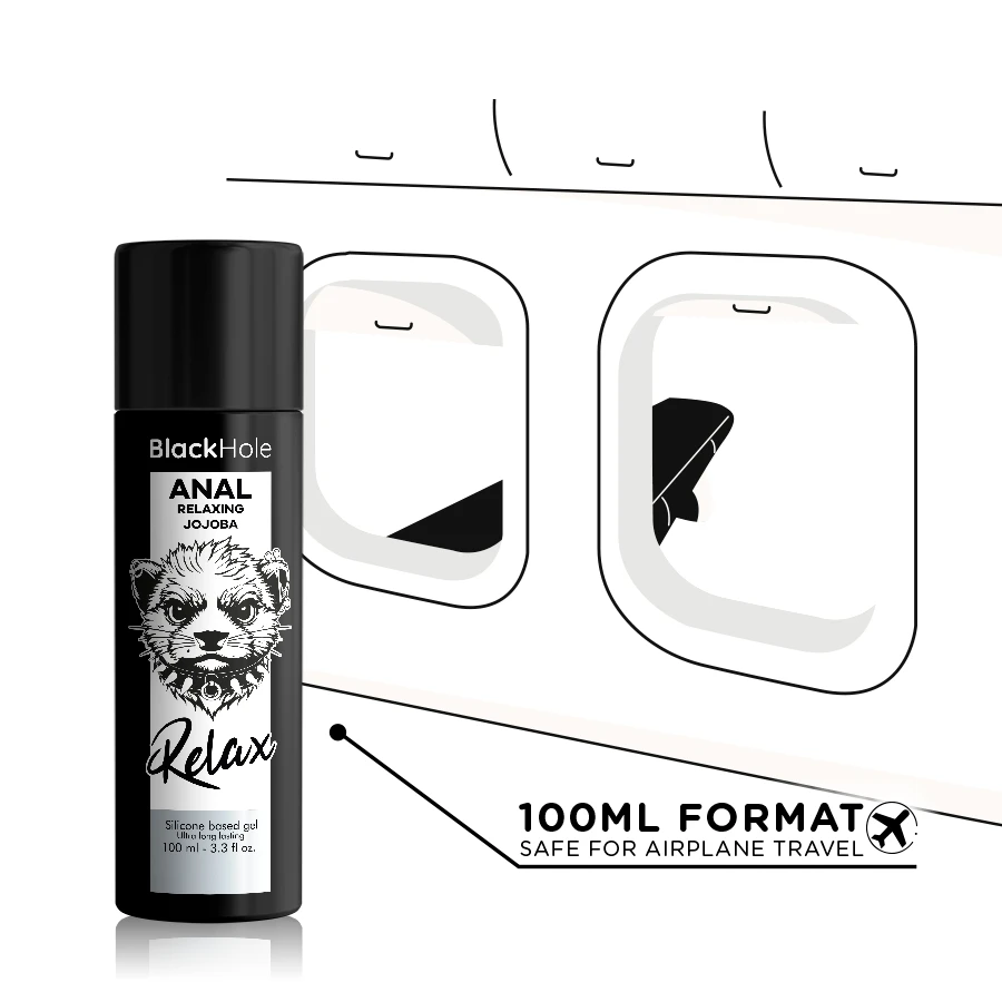 BLACK HOLE - ANAL RELAXING JOJOBA RELAX SILICONE BASE 100 ML